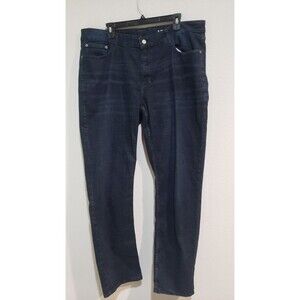 IZOD Jeans Mens Size 40x32 Regular Fit Straight leg Denim Blue Dark Wash